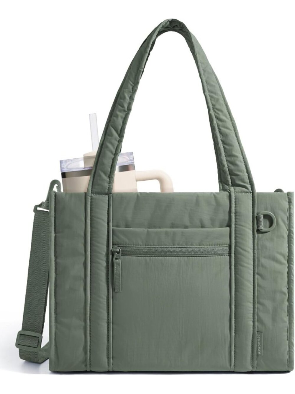 Stylish Boxy Tote Bag for Women | Versatile Crossbody Work Bag with Zipper